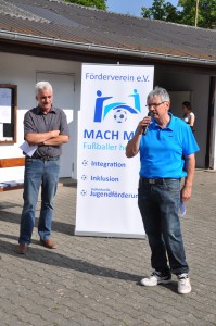 Michael Herrmann u. Bernd Marx, Gründer des Fördervereins