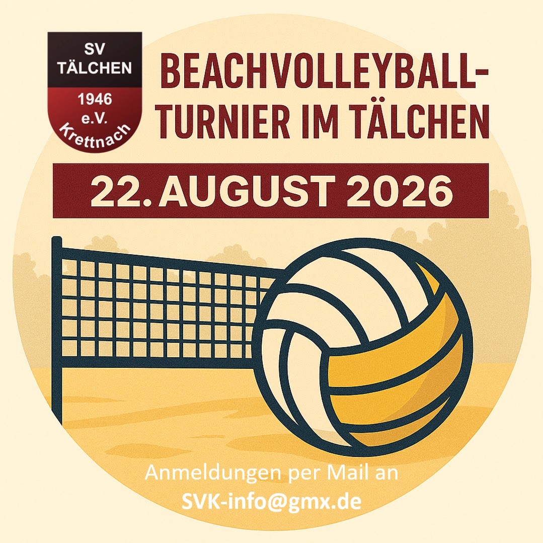 Das Beachvolleyball-Turnier steht vor der Tür